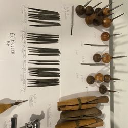 Metal Engraving Tools by E.C. Muller