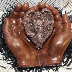 Beautiful Hand Poured 3 Wick Memorial Candle With Angel Bonus Wax Melt 