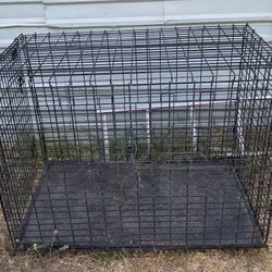 Deluxe Z  Fold  Cage For Dogs Pit bulls 