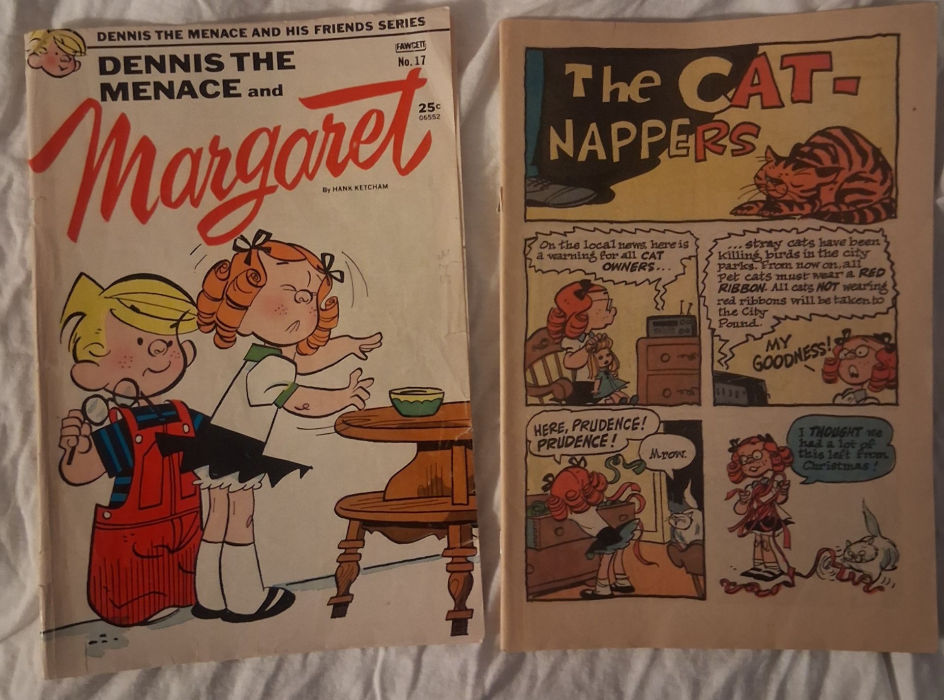 Dennis the Menace & Margaret #17 – Vintage Comic – Cover Detached
