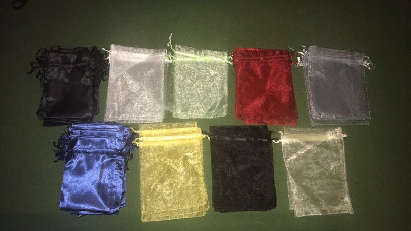Satin and Mesh Favor Bags