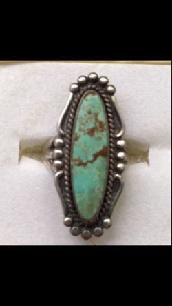 Sterling Silver ring turquoise
