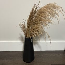 Hobby Lobby, Faux Wheat Plant in Black Pot