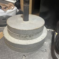 Weight Plate Weights Bench Press 2” 