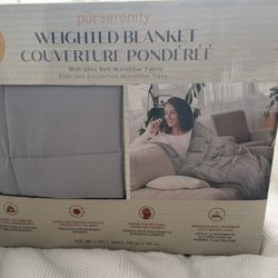 Pier 1 Pür Serenity Weighted Blanket – 12 lb – New in Box