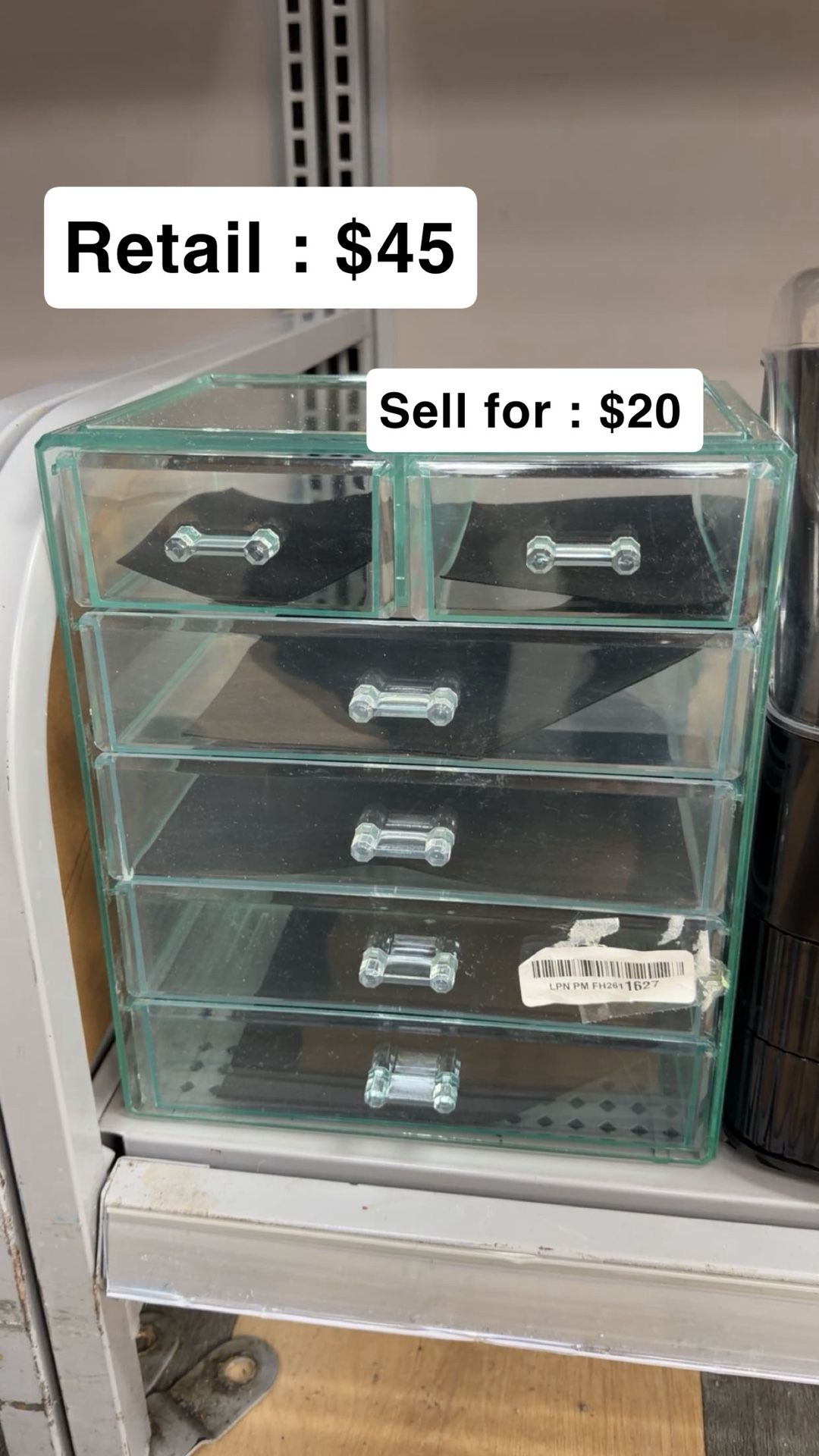 Acrylic Makeup Organizer Drawer – Clear Storage Organizer