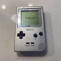 1996 Nintendo Game Boy Pocket Missing Battery Cover Tested & Works 