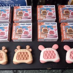 INTERACTIVE FAST PUSH POP GAMES (EACH)