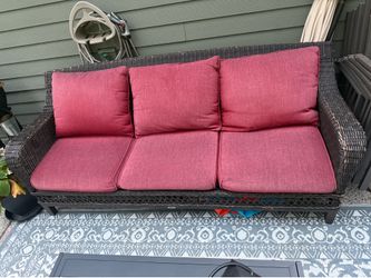Hampton Bay Outdoor Wicker Patio Sofa