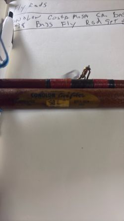 Vintage NARMCO Conolon Live Fiber F98 9' 2pc Fly Fishing Rod