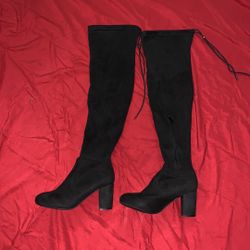 $15 Black Over the Knee Boots
