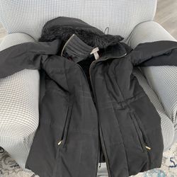 Women’s Black Jacket With Hood $15