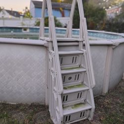 Double Sided Pool Ladder