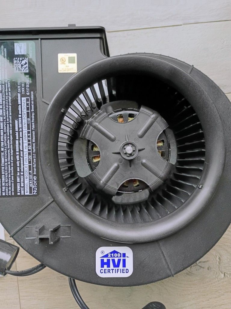 BROAN-NUTONE Blower Assembly For Kitchen Hood Vent Fan and Cover AEN110F-A 110 CFM / 1.3 Sones ENERGY STAR 