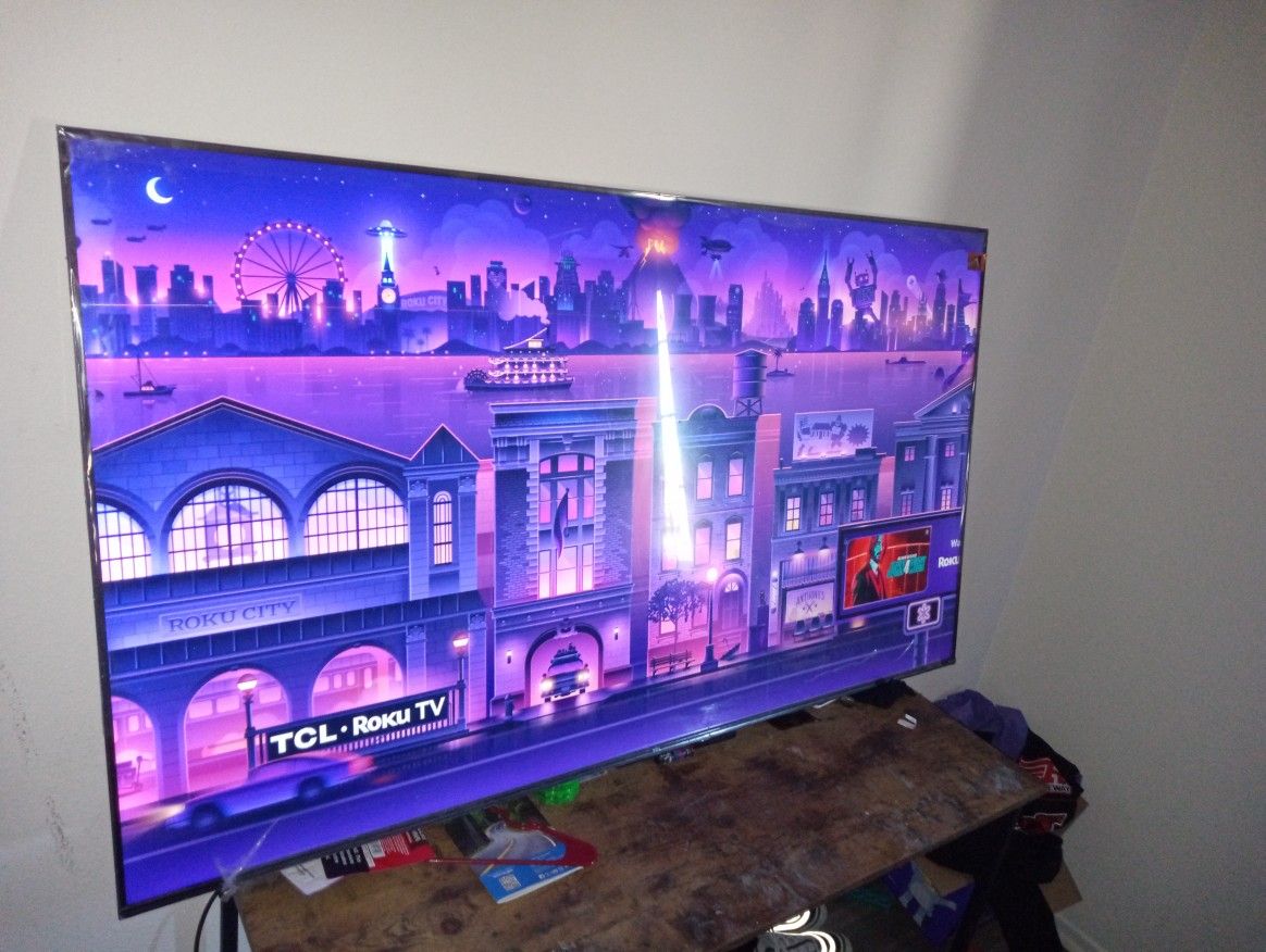65 Inch TCL Roku Flat screen