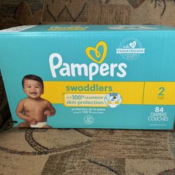 Pamper swaddles size 2 
