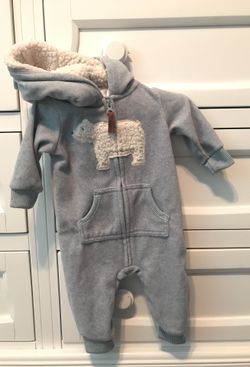 Fleece one piece-3 Months