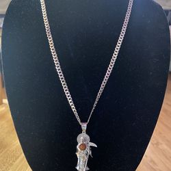 Cadena Con Dije Silver 9.5