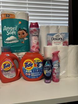 New Tide plus downy household essentials bundle