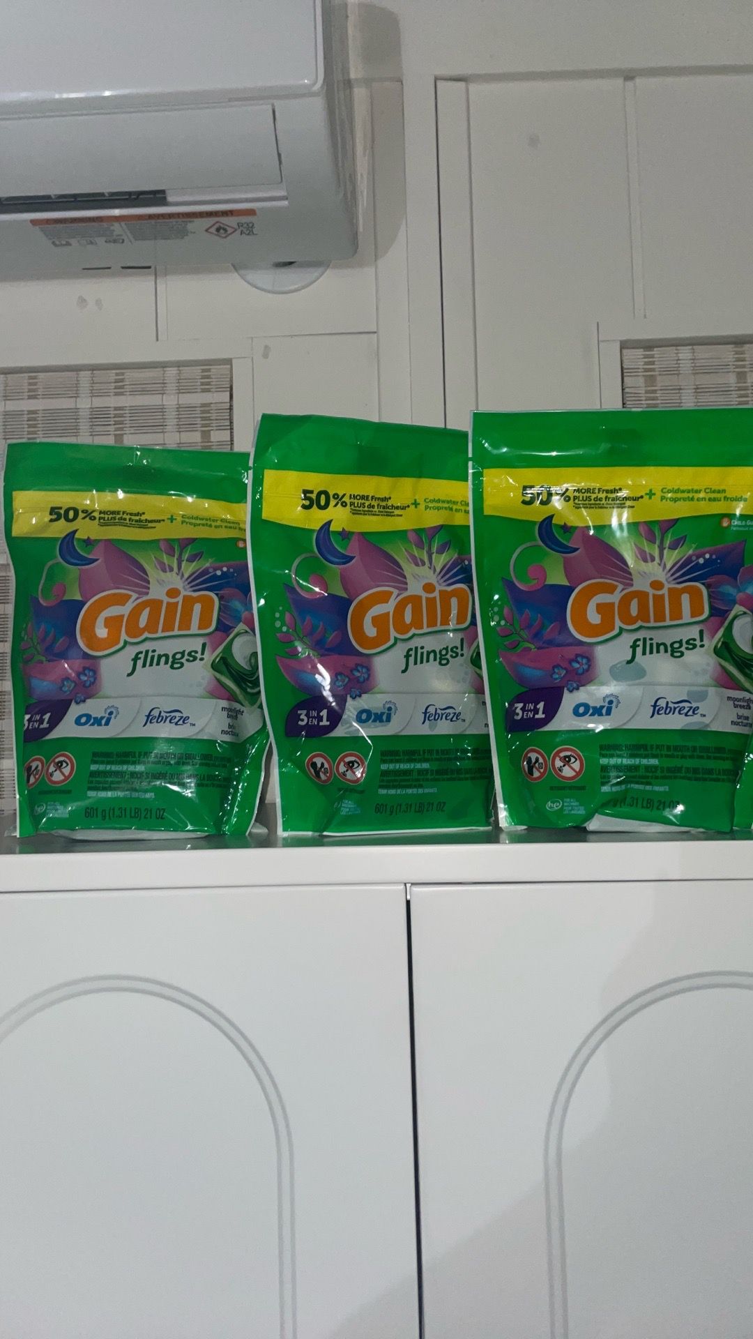 Gain Flings 31 count - $6 each