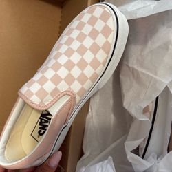 Pink Checkered Vans 