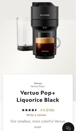 Nespresso Vertuo Pop+ Coffee Machine & Pods Holder
