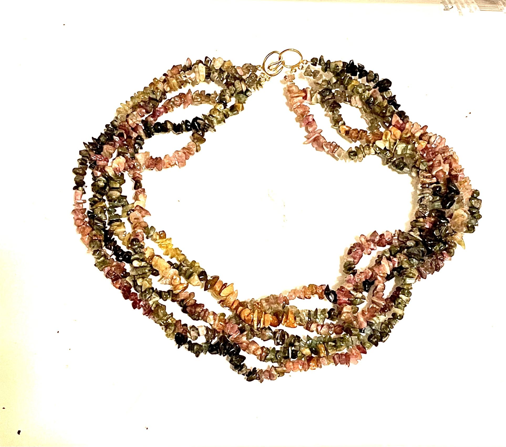 Multi strand Tourmaline Necklace 