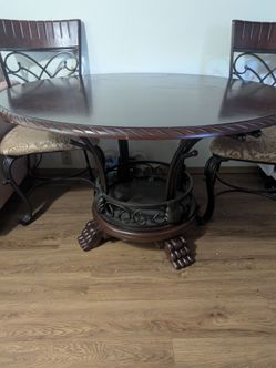 Dining Set Table with 4 Chairs