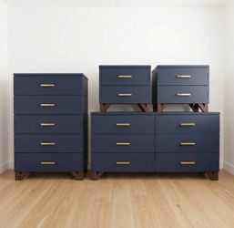 Blue Dresser Set