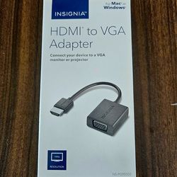 **NEW IN BOX** HDMI to VGA ADAPTER  Mac/Windows    Monitor/Projector