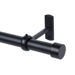 Adjustable Black Curtain Rod