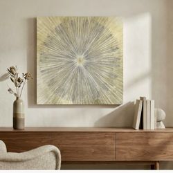 Starburst Canvas Art - 38X38