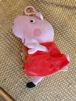 Ty Peppa Pig clip-on plush