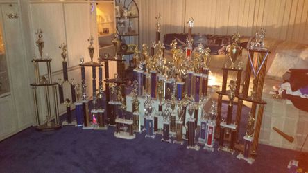 Npsa (BMX) trophies from 87-89.