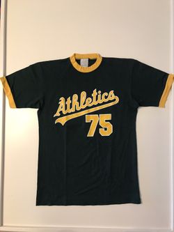 Majestic Oakland A’s Barry Zito #75 Tee Jersey — Size Medium