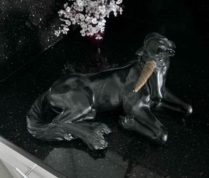 Black Panther Figurine with Cigar
