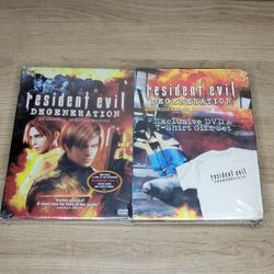 Resident Evil Degeneration Exclusive Dvd And T Shirt Gift Set