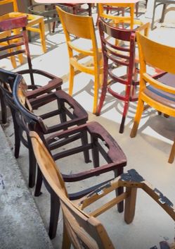 Dark Espresso  Wooden  Chairs