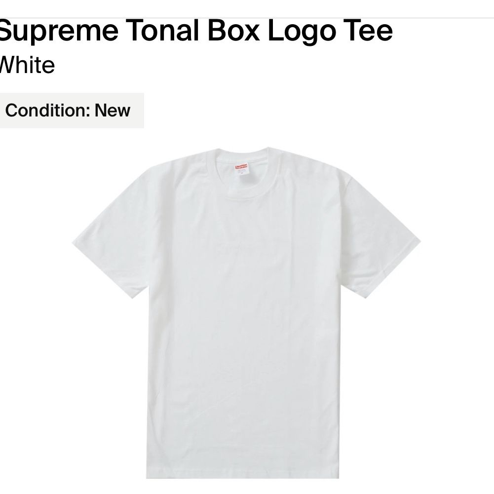 Supreme Tonal Box Logo Tee Size XL for Sale in Newport News, VA