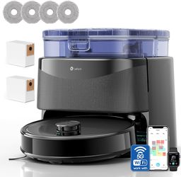 Lefant M3 Max Robot Vacuum and Mop, 20000Pa, Anti-Tangle, Dual Spinning Mop, Auto Mop Washing