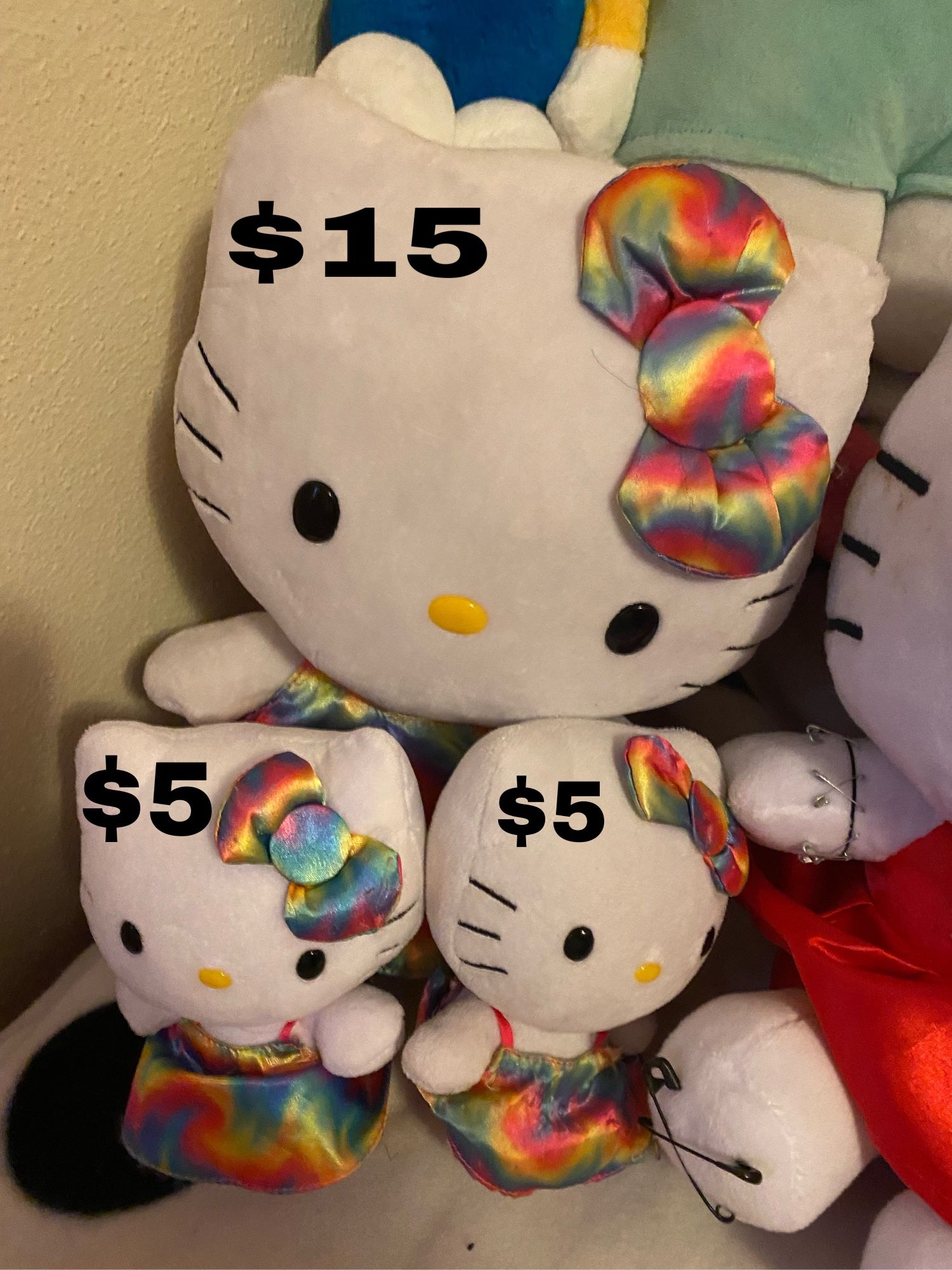 Hello Kitty Plushes
