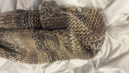 The Limited Marled Knit Infinity Scarf Cozy Neutral Winter Scarf