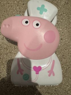 Peppa Pig Checkup Case Set with Carry Handle Doctor Kit for Kids