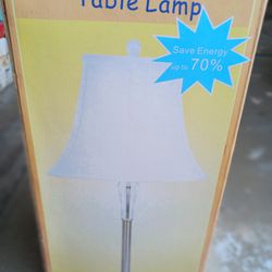 Table Lamp With Shade, New In Box