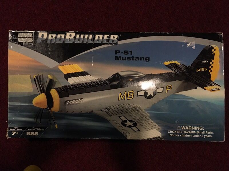 MEGA BLOKS PRO BUILDER 9772 P-51 MUSTANG WW II AIRPLANE for Sale in  Washington, DC - OfferUp