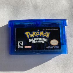 Pokemon Sapphire Version Cartridge Game