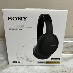 Sony WH-CH710N Wireless Over-the-Ear Noise Canceling Headset with Mic