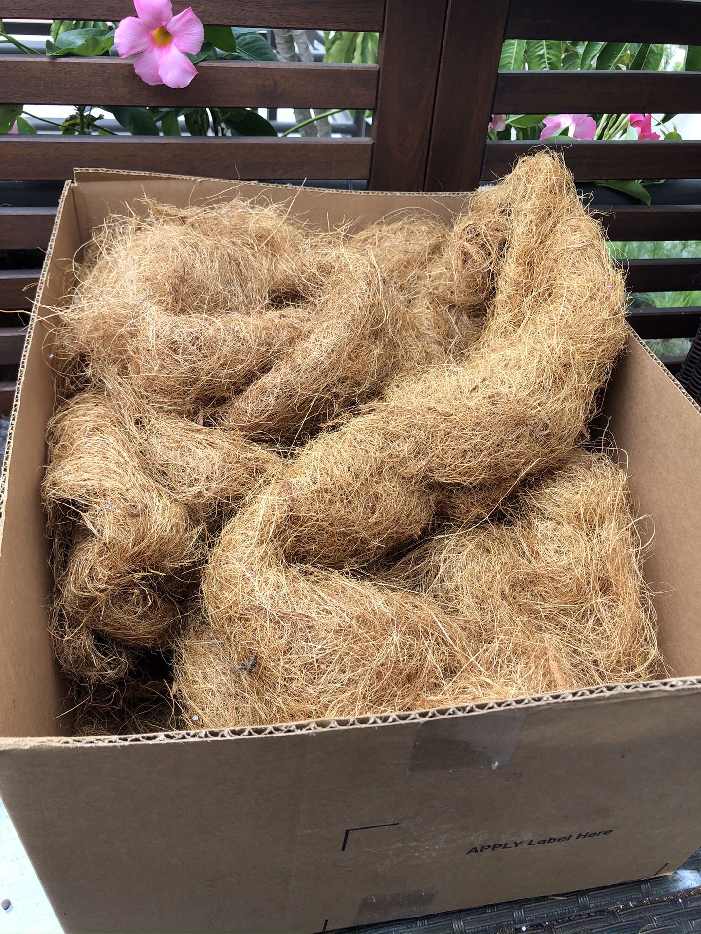 BOX OF OUTDOOR PLANTER FILL - NEW - $10