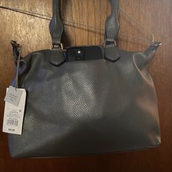 Grey Purse with Detachable Straps. New with Tags.