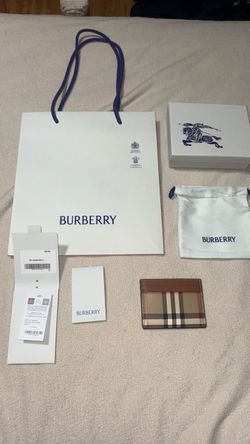 authentic burberry card holder
